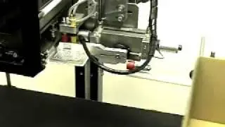 Applying labels to inside of a carton