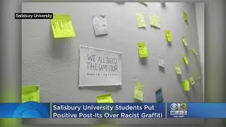 Salisbury University Students Put Positive Post-Its Over Racist, Sexually-Charged Graffiti Found On