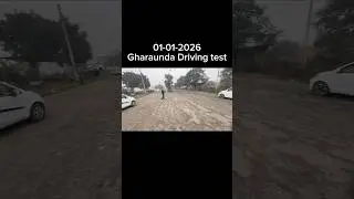 Driving test gharaunda #shortvideoviral #ytshorts #drivingtest #driving #tiago