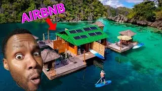 Otis Reacts To Overnight in a Hidden Off-Grid Houseboat (Coron, Philippines 🇵🇭)