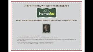 Story of the Penny Black--The world's very first postage stamp! I Stampsfac