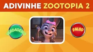 🤔🐰 APENAS OS ATENTOS ACERTAM ESSE QUIZ DE ZOOTOPIA 2