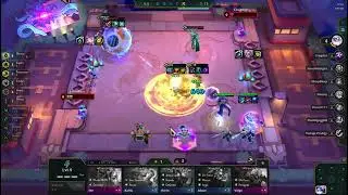 TFT Set 8 - 2 Star Yuumi 6 Mascots vs 3 Star Zed