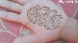Beautiful mehndi design || simple mehndi design || #mehndi #henna #youtube #mehndidesign 
