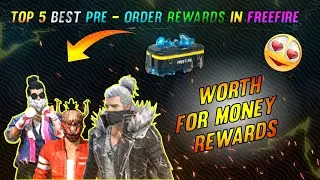 TOP 5 BEST PRE - ORDER ITEMS || FREEFIRE || UNRELEASED FF