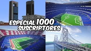 Minecraft: ESPECIAL 1000 SUSCRIPTORES | Recopilaci&oacute;n de mis construcciones