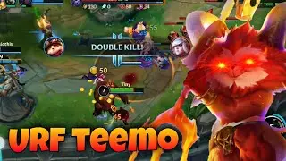 URF mode make Teemo more Evil !!!! - WILD RIFT