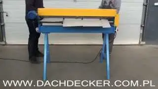 Cтанок для раскроя металла на полосы, Querschneider, Tafelschere
