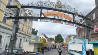 Aufbau tag auf der Cranger Kirmes am 29.07.2025