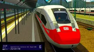 MASKEN ICE 73 + 250Km/h nach Zürich HB | ICE 4 SCHWEIZ | TRAIN SIMULATOR 2021 ☆ Frankfurt