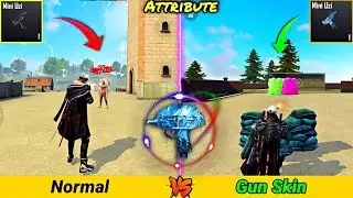 NEW MINI UZI GUN SKIN ATTRIBUTE TEST FREE FIRE - GARENA FREE FIRE
