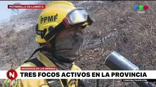 Incendios en Córdoba: el combate contra el fuego en Alta Gracia