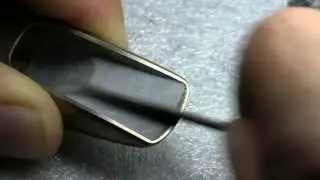 Filing the tip rail and baffle of a saxophone mouthpiece