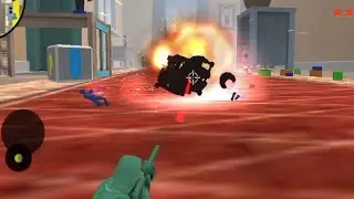 Army Toys Town - Old Version Attack POLICE BLUE SOLDIER GREEN - Gameplay Walkthrough HD 