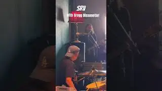 Jammin with Gregg Bissonette! Impromptu Stevie Ray Vaughan jam with this legendary drummer