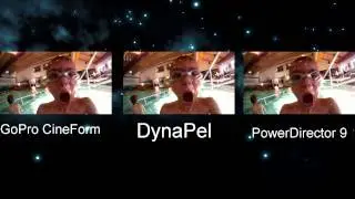 GoPro CineForm Studio v.s. Dyna Pel SlowMotion v.s. Power Director 9 Slow Motion Comparison