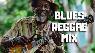 Reggae Blues Mix: Electric Guitar Solos / Chill Reggae Background Music 🎸🌿