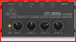 Great product -  Behringer MICROAMP HA400 Ultra-Compact 4 Channel Stereo Headphone Amplifier