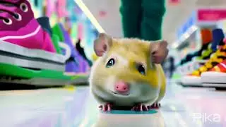 Teenager turns into a hamster and goes shopping for converses