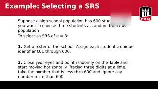 Simple random sampling