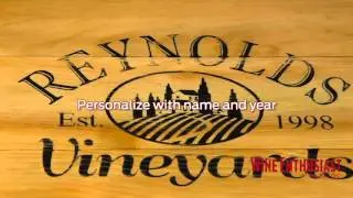 Personalized Wine Crate Serving Tray