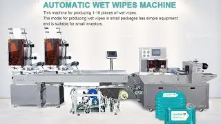 low-cost 1-10sheets/bag wet wipes production machine