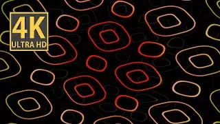 Hypnotic Calming Red Golden Abstract Background Video  VJ LOOP NEON 4k Screensaver for Meditationc