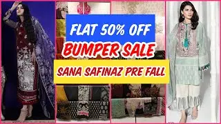 Sana Safinaz Sale 2020 | Pre Fall | Sale Flat 50% Off|Unstitched|Price|Today|Video(Sana Safinaz