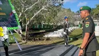 Ziarah Rombongan Dalam Rangka Hari Juang TNI AD dan HUT Ke-9 Kodam XVIII/Kasuari
