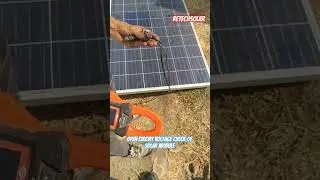 How to check Voc of Solar Module || Solar Panel ka Voc Kaise Check Kre #solarpowerplant  #electrical