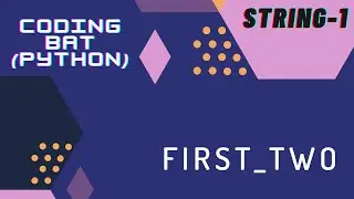 First_Two -  Coding Bat | Tamil Community