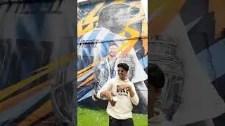 #happybirthday #leomessi #leo #messi #biggest #india #wallart #kerala #argentina #art #shorts