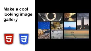 Make a cool Image Gallery using CSS Grid | HTML & CSS Tutorial