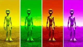 Alien Color Shift 2025 | Hypnotic Transforming Alien Animation ! #16