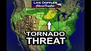🔴 LIVE National Weather Radar - Severe Storm Alerts & Tornado Warnings 24/7