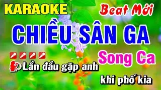 Karaoke Chiều S&acirc;n Ga Song Ca 2025 Nhạc Sống [ Beat Mới ] Ho&agrave;i Phong Organ