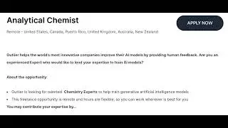 Work From Home as an Analytical Chemist: Earn $30&ndash;$50/hr 🌟🔬