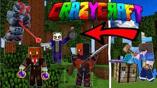 Crafting Every Super Villain Minecraft Crazy Craft