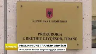 PRODHIM DHE TRAFIKIM ARM&Euml;SH/ Prokuroria e Tiran&euml;s d&euml;rgon n&euml; gjyq 8 persona