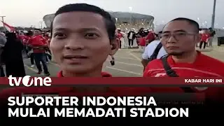 Siap Dukung Timnas Garuda, Suporter Sudah Mulai Padati Stadion King Abdullah Sports City | tvOne