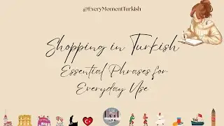 Everyday Shopping Phrases in Turkish for Beginners #everymomentturkish #turkish #turkishlanguage