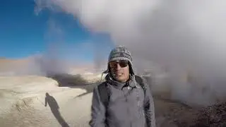 Geiser Sol de la Manana |  Volcanic Steam Pools | Bolivia Potosi