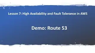Lesson-7.b: High Availability and Fault Tolerance in AWS || Hindi