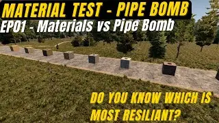 Alpha 20   Material Test Pipe Bomb