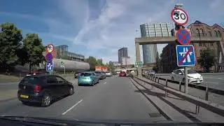 Manchester and Salford Inner Ring Road Drive &ndash; Regent Road, Skylines and Salford Crescent