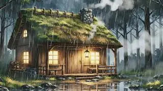 10 Hours of Rain Sounds for Deep Sleep 🌧️  No Music  Relaxing Rain Ambience for Sleep, Study & Relax
