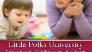 Little Folks University Video | Child Care in Folsom