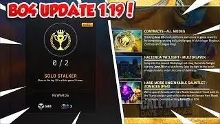 BLACK OPS 4 NEW UPDATE / CONTRACTS TODAY, DLC MAPS, WEAPONS BUFFS & NERFS  / (BO4 UPDATE 1.19 LIVE)