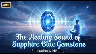 528Hz Higher Frequency &bull; Sapphire Crystal Sound Healing &bull; Cleanse Negative Energy