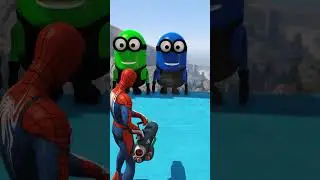 Epic Spider-Man Ragdoll Fails in GTA 5! 😆 #FunnyMoments #SpiderMan #GTA5